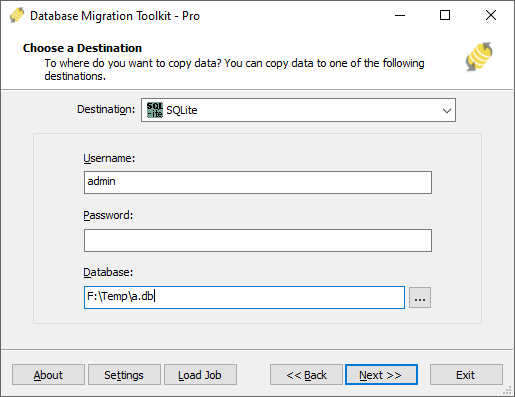 datagrip sqlite data types